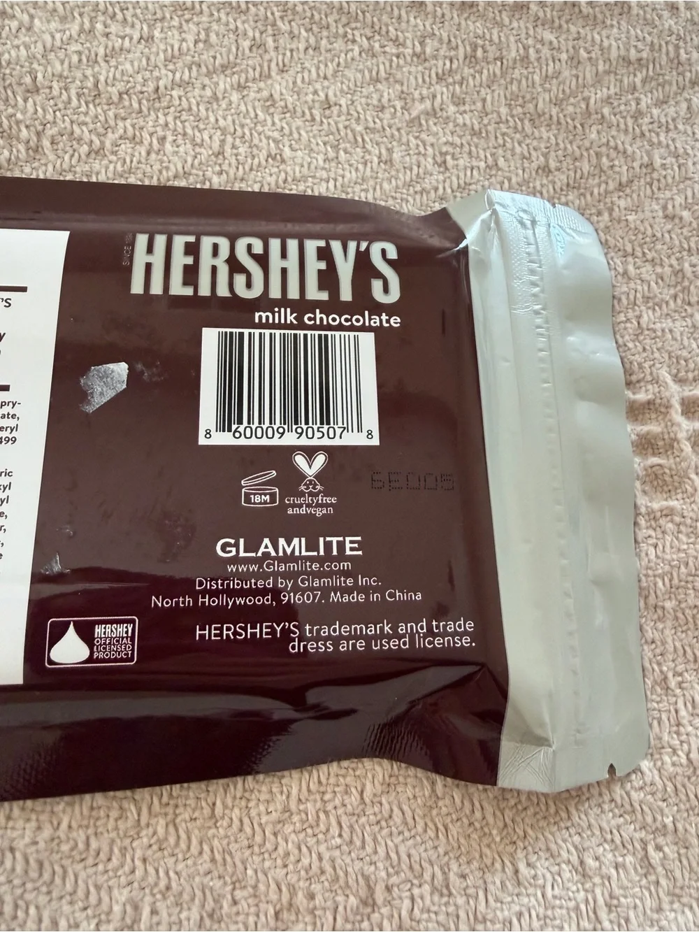 Glamlite Eyeshadow Palette 12 neutral colors HERSHEY’S Milk chocolate themed NWT